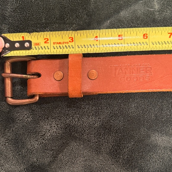 Tanner Goods Leather Belt, Size 30, Brown - Picture 2 of 10